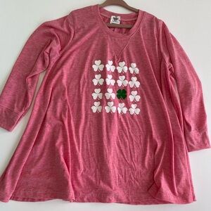 Urban Smalls Pink Clover Kids trapeze dress/tunic/A-line dress size 10